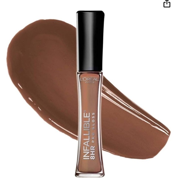 2x L'Oreal Paris Infallible 8HR Pro Lip Gloss  825 dulce de leche- 2 Pack NEW - Picture 2 of 3